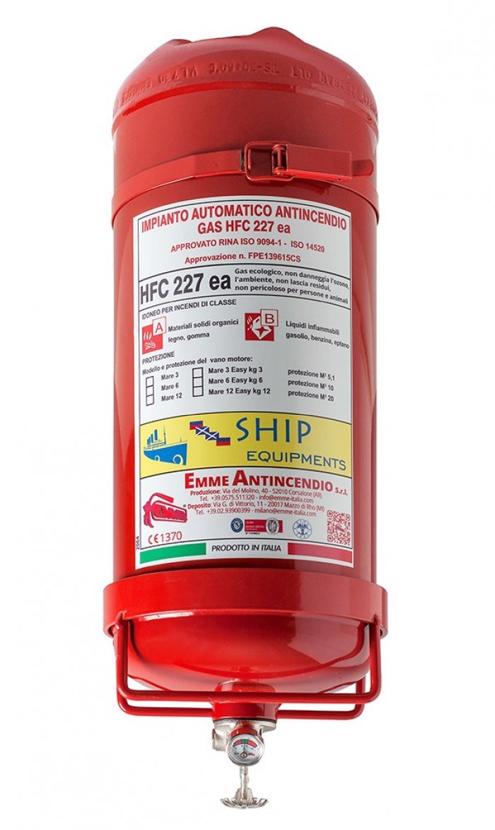 estintore per imbarcazioni Serie Mare Easy