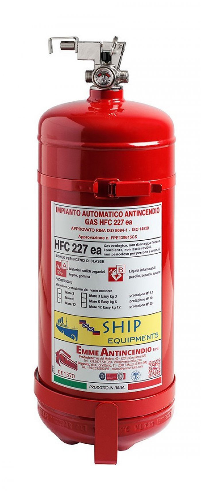 impianto automatico per imbarcazioni