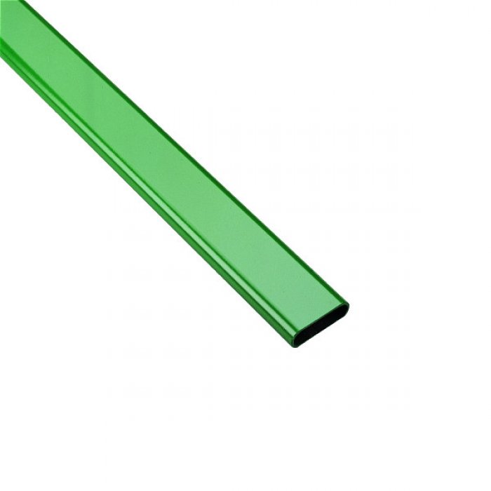 Barra orizzontale in acciaio verniciato a polvere colore verde mm.1500 per maniglioni antipanico modello circeo