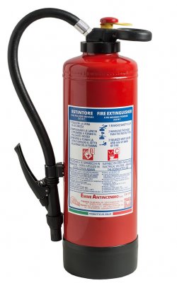 6Kg Potassium Sulphate Powder Fire Extinguisher Code 25064-1- 233 B C- UNI EN 3-7 