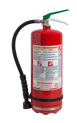 6 L. Foam Fire Extinguisher- 43A 233B- UNI EN 3-7 Code 22064-1