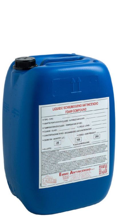 Fluorine-free ready-to-use foaming agent (FFX 150) in 6-liter or 25-kg containers