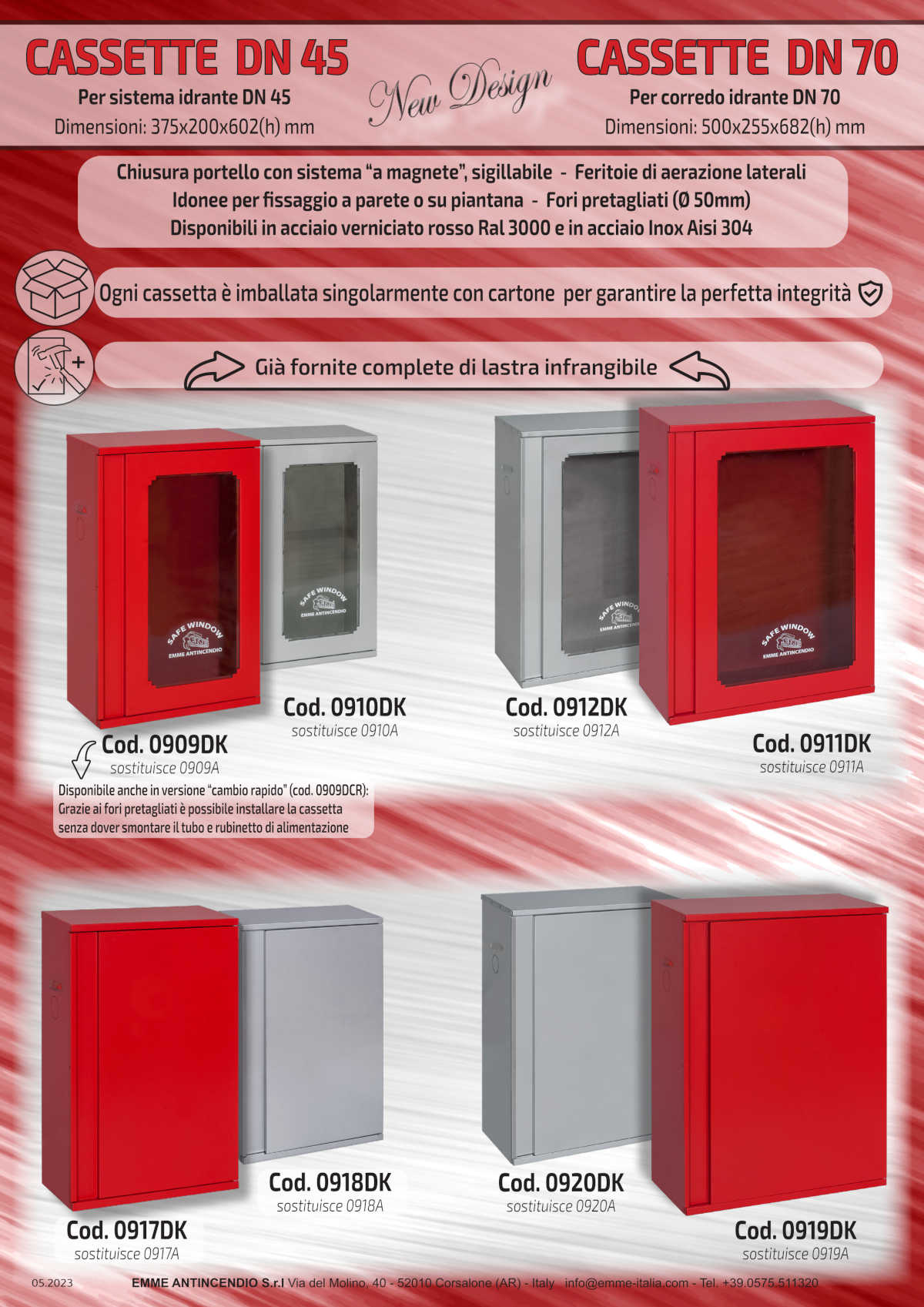 CASSETTE DN 45 DN 70