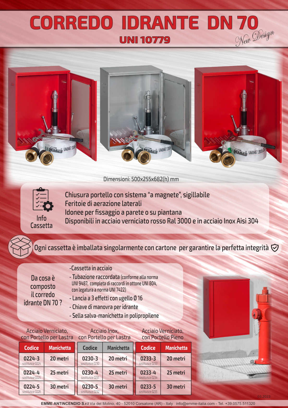 CORREDO IDRANTE DN 70 UNI 10779