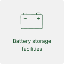 Battery storage facilities