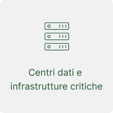 Centri dati e  infrastrutture critiche