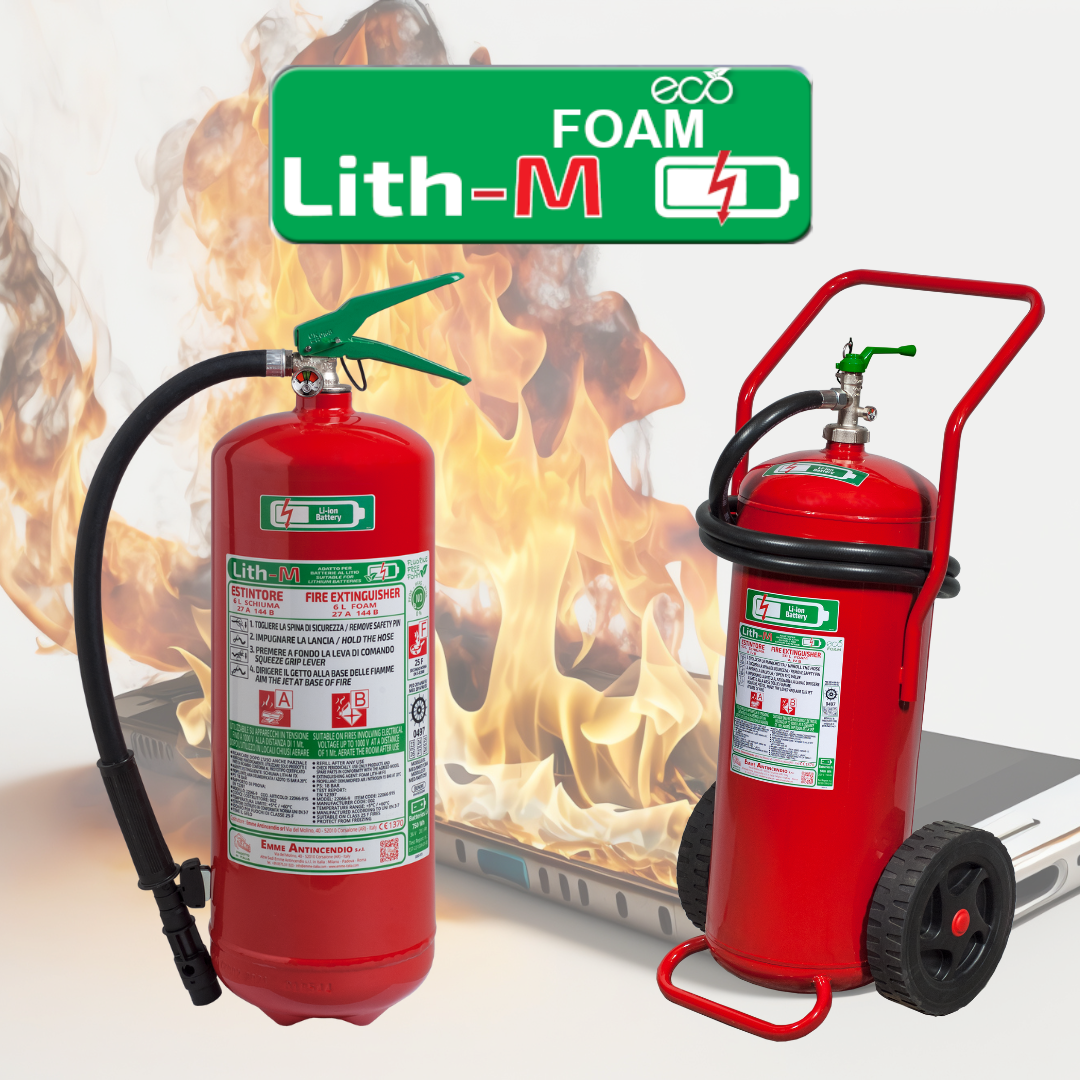 New lithium battery extinguishers
