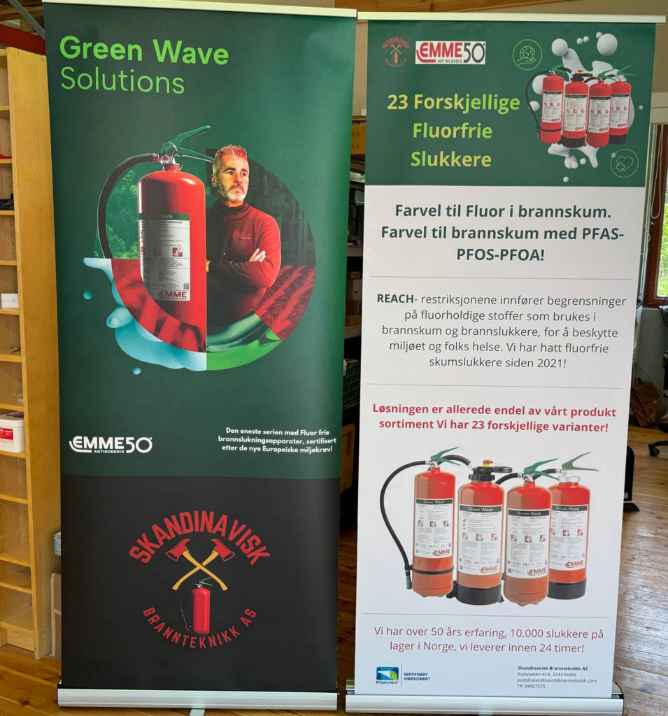 Skandinavisk Brannteknikk er eneimportør i Skandinavia for det italienske brannslukkingsmerket Emme Antincendio
