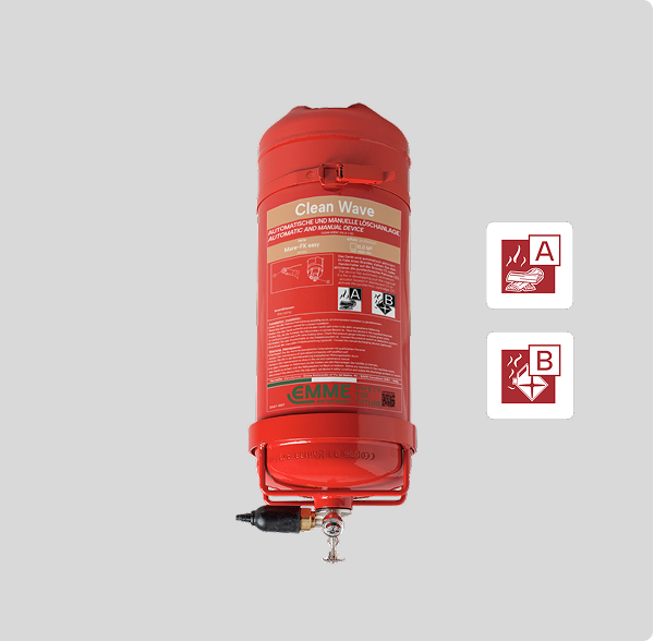 Feuerlöscher für Boot