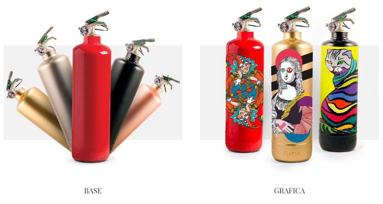 Estintori d’arte: Più al sicuro, con stile