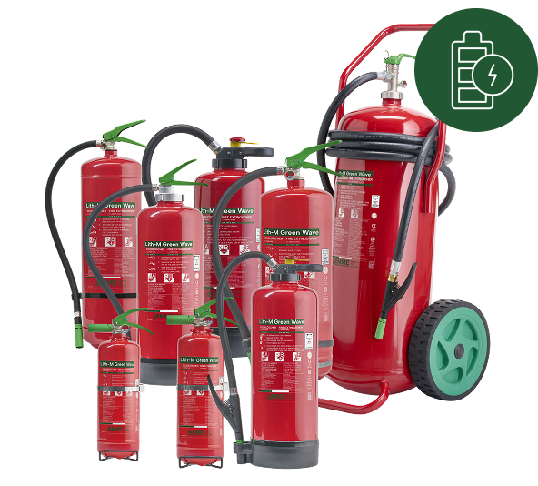 feuerlöscher für lithium batterien