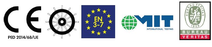 Extintor 6L De Espuma - MED 2014/90/EU - Modelo: 27064