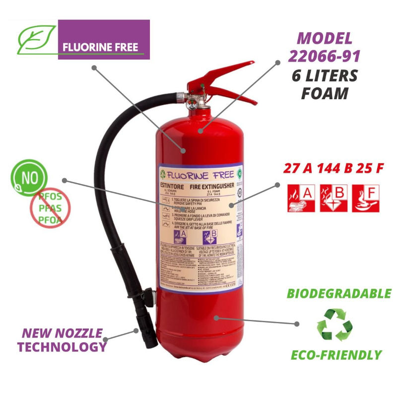 New 100% Fluorine Free Fire Extinguisher!