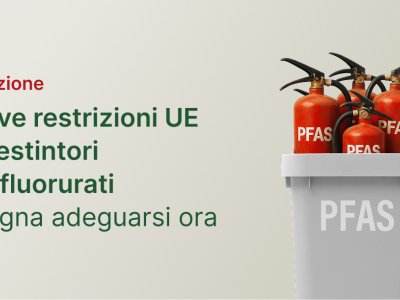 Nuove restrizioni UE per estintori con fluorurati: Adeguati subito