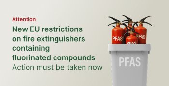 Nuove restrizioni UE per estintori con fluorurati: Adeguati subito