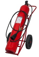 50 Kg Co2 Wheeled Fire Extinguisher MED 2014/90/UE model 14504