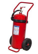   50 Kg Powder WHEELED FIRE EXTINGUISHER - A III B C - UNI EN 1866-1 - PED 2014/68/UE - Code 18508