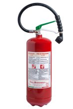 6 L. Water + Additive FIRE EXTINGUISHER - 21A 183B - Model 22062-13 -  Valve CPF M. 30x1.5, brass body, with anti-corrosion treatment - PED - UNI EN 3-7 2014/68/EU
