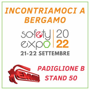 Incontriamoci al Safety Expo di Bergamo il 21 e 22 Settembre!