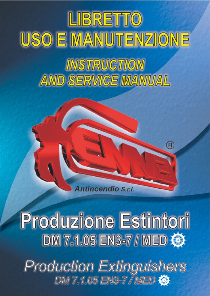 Libretto uso e Manutenzione - EMME ANTINCENDIO