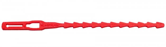 Lacci dentati rossi - Lunghezza 170mm