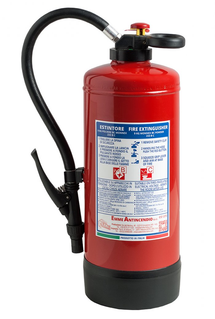 9Kg Potassium Bicarbonate Powder Fire Extinguisher
