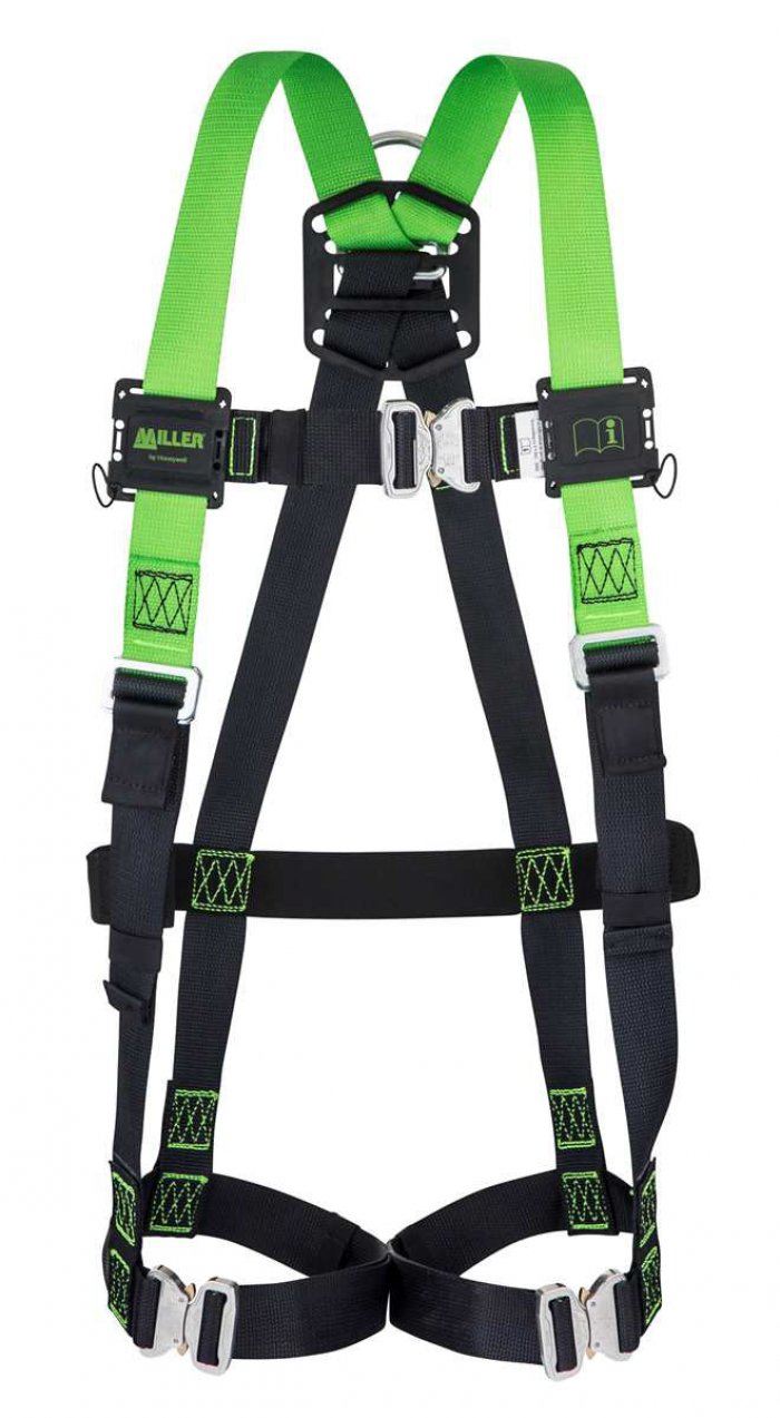 Imbracatura h-design con 1 punto di atttacco dorsale e fibbie accoppiate tg.2 (medium)