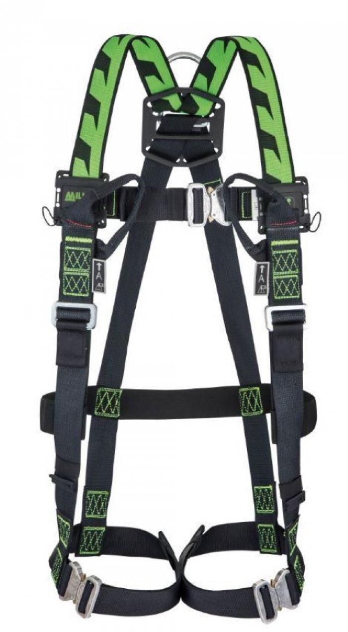Imbracatura h-design con 2 punti di atttacco dorsale e fibbie accoppiate tg.3 (large)