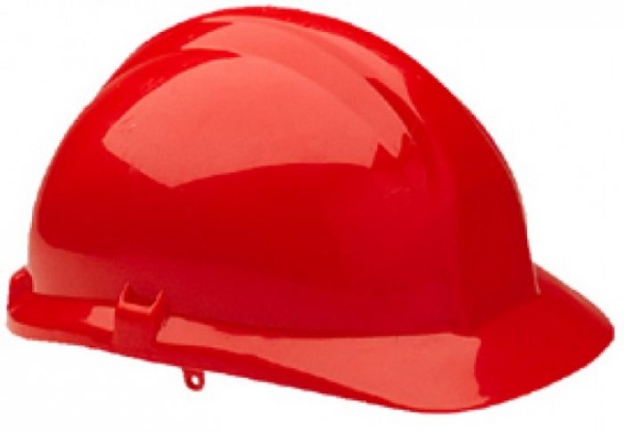 Elmetto rosso modello 1100 predisposto per visiera 6225 e bardatura 6225 |  Emme Antincendio Srl
