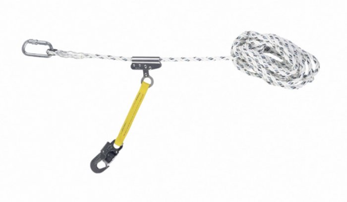 Dispositivo anticaduta automatico guidato con fune diam. 12 ml.20