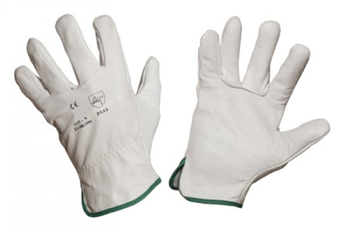 Guanto in pelle di bovino en 388-2133 tg. 10