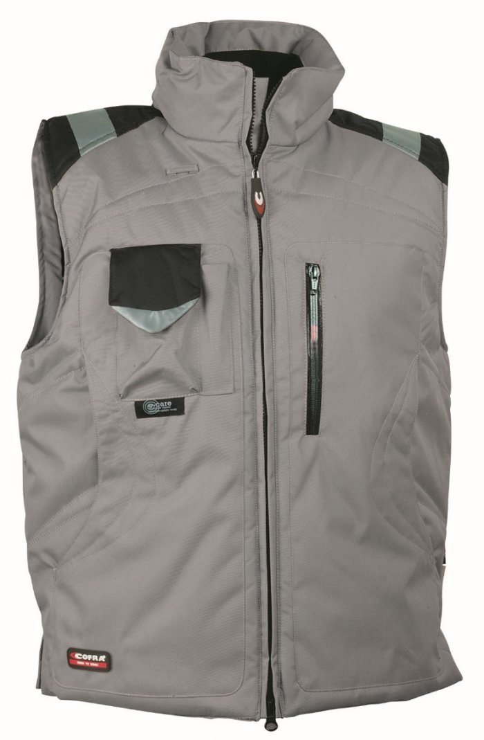 Gilet imbottito polar colore grigio tg.56