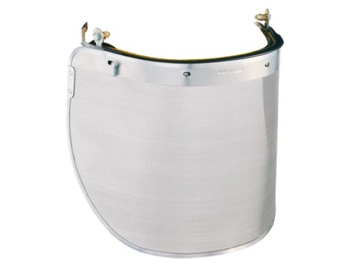 Supporto per elmetto schermo in alluminio teflonato