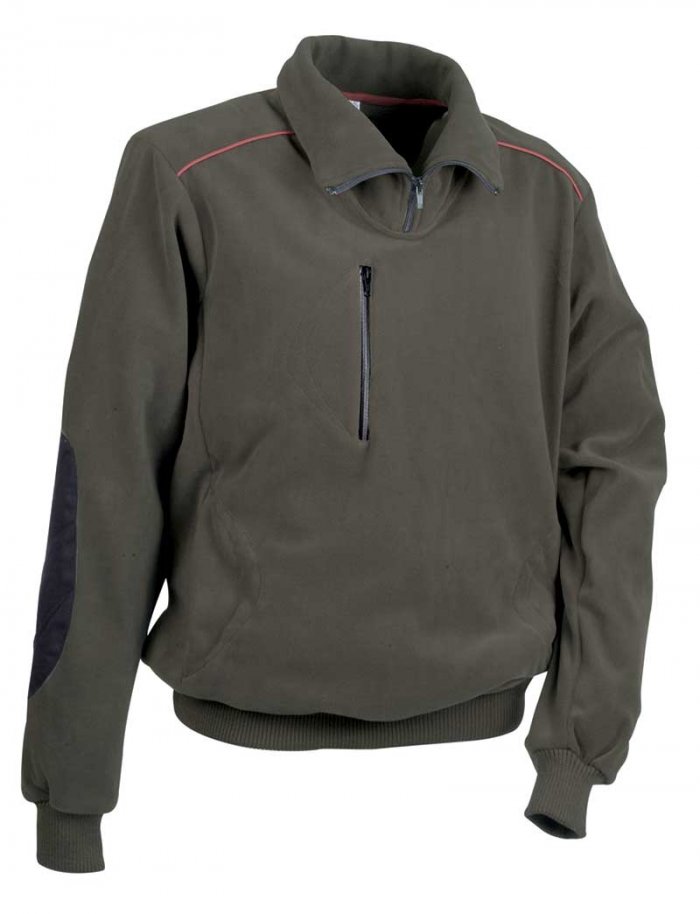 Felpa in pile fast colore fango tg.xl