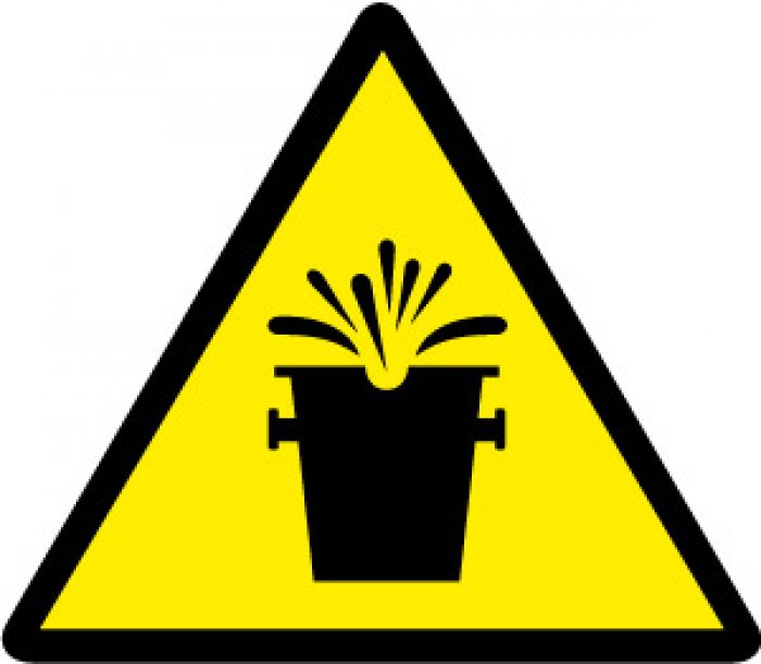 PITTOGRAMMA SPRUZZI MATERIALI LIQUIDI INCANDESCENTI (10)