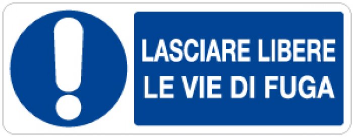 LASCIARE LIBERE LE VIE DI FUGA RETTANGOLARE (1036)