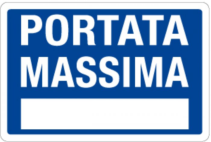 CARTELLO IN ALLUMINIO FORMATO MM 230X230 PORTATA MASSIMA (1313A)