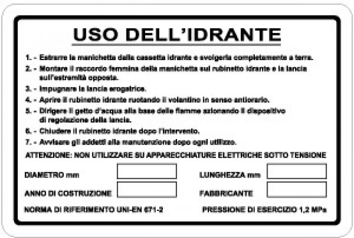 USO DELL' IDRANTE (1436)