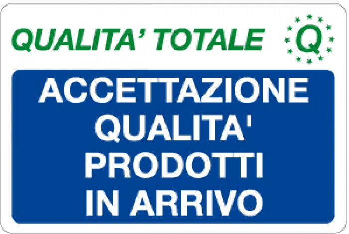 ACCETTAZIONE QUALITA' PRODOTTI IN ARRIVO (1520)
