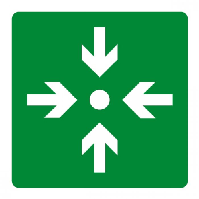 PITTOGRAMMA PUNTO DI RACCOLTA (1722)