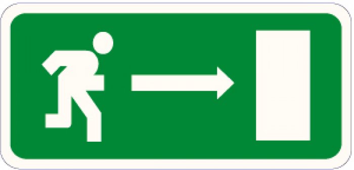 PERCORSO VERSO USCITA DESTRA RETTANGOLARE  (1729)