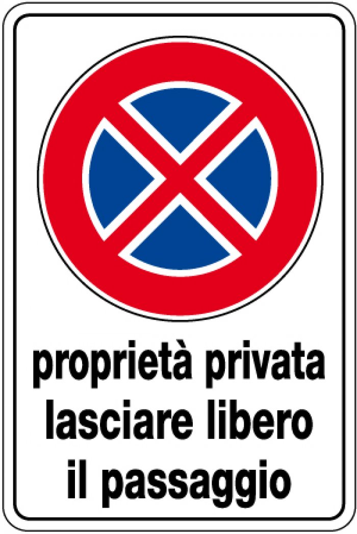 PROPRIETA' PRIVATA LASCIARE LIBERO IL PASSAGGIO (1932)