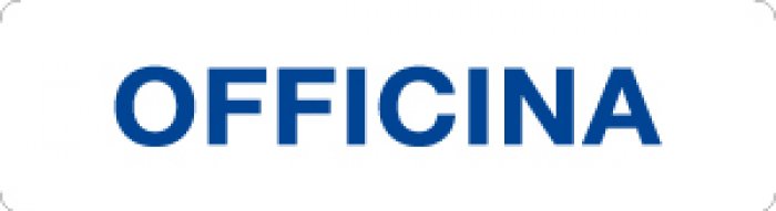 CARTELLO IN ALLUMINIO FORMATO MM 290X80 OFFICINA (2019)