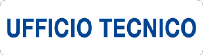 CARTELLO IN ALLUMINIO FORMATO MM 290X80 UFFICIO TECNICO (2036)