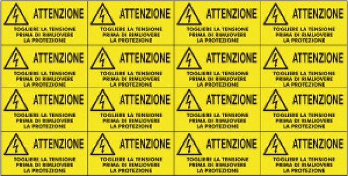 Foglio Distributore Formato Mm 330x170 Da 16 Et Attenzione Togliere Tens Prima Rimuo