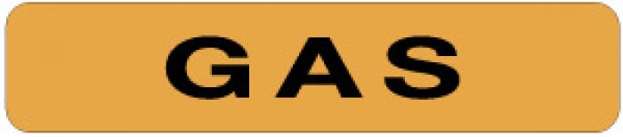 ETICHETTA AUTOADESIVA FORMATO MM 330X70 GAS (2412)