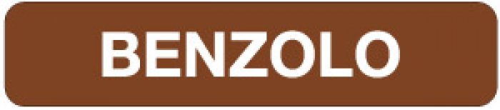 ETICHETTA AUTOADESIVA FORMATO MM 330X70 BENZOLO (2423)