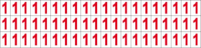 (NUMERO SINGOLO) 60 PZ (26031BR)