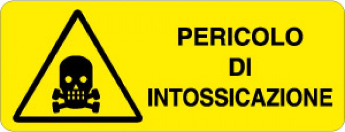 PERICOLO DI INTOSSICAZIONE RETTANGOLARE (300)