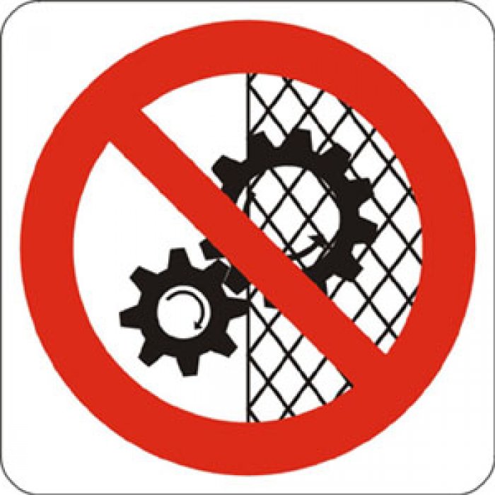 PITTOGRAMMA NON RIMUOVERE LE PROTEZIONI (507)